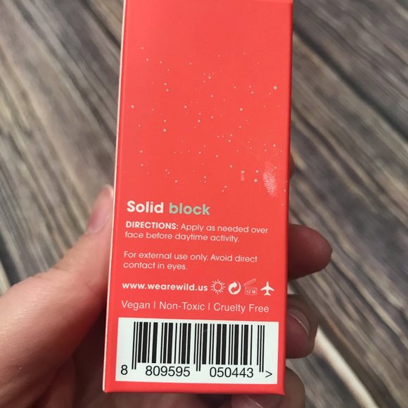 We Are Wild Solid Block Sunblock, NIB - Picture 7 of 8
